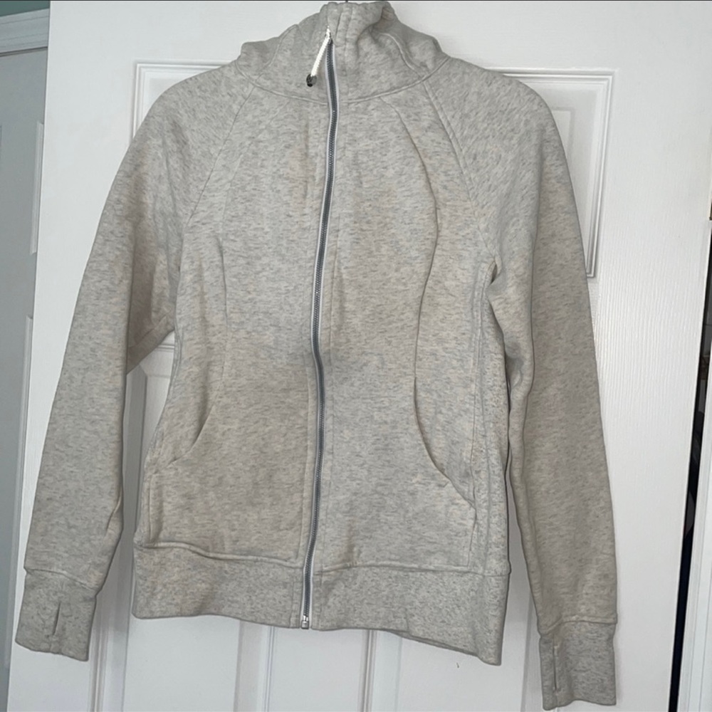 Lululemon grey scuba full zip